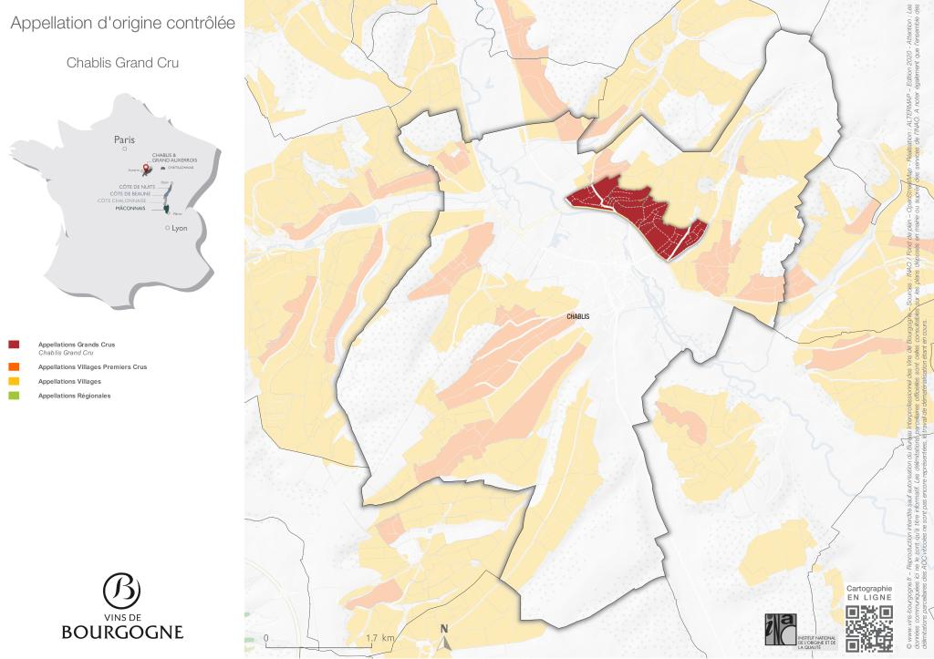 CARTES DE L'APPELLATION Chablis Grand Cru