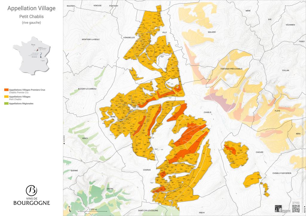 Map Petit Chablis