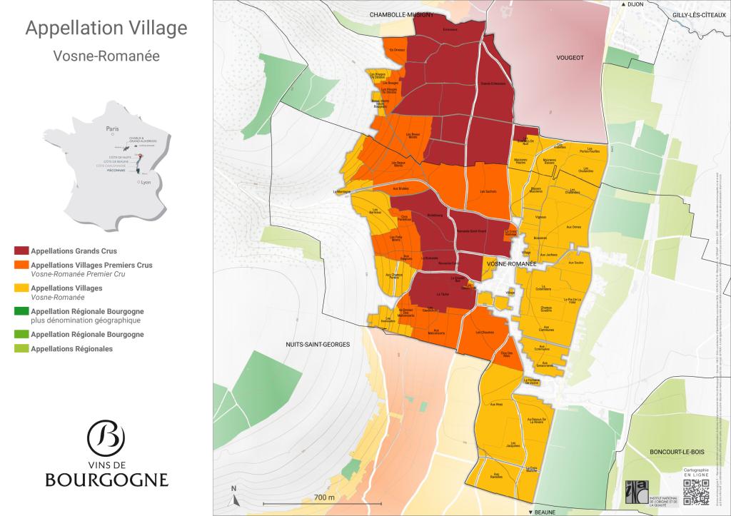 Map Vosne-Romanée