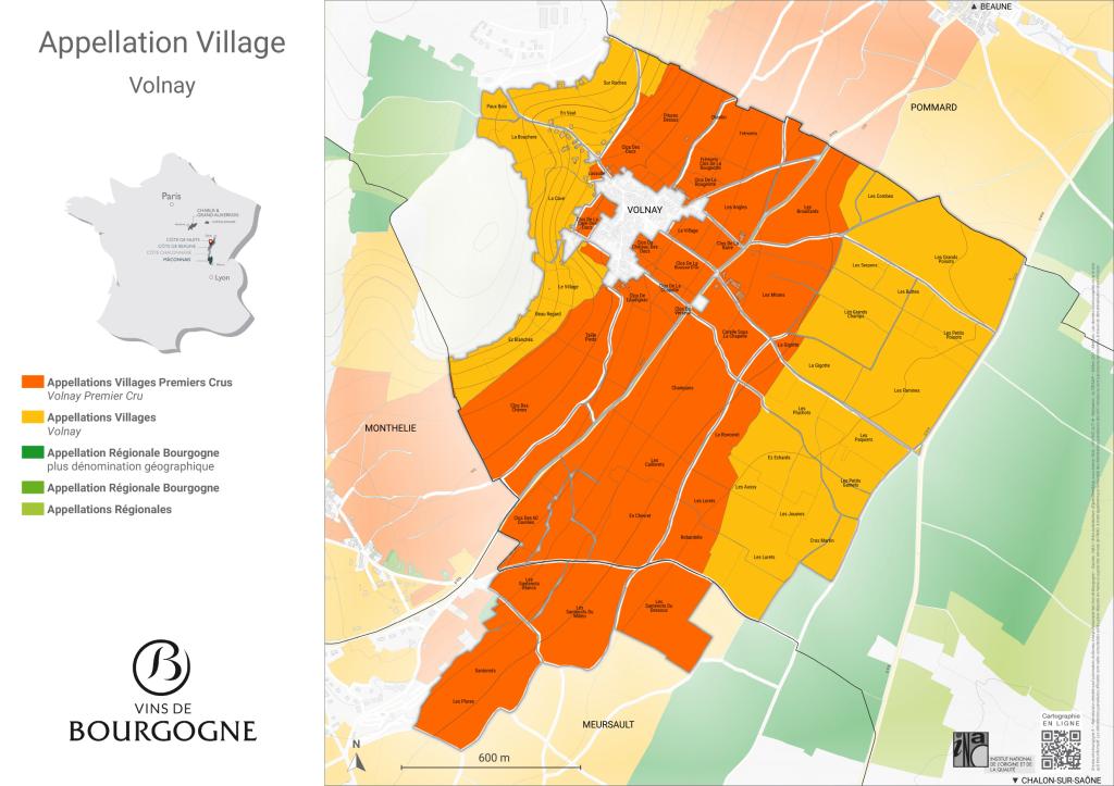 Map Volnay