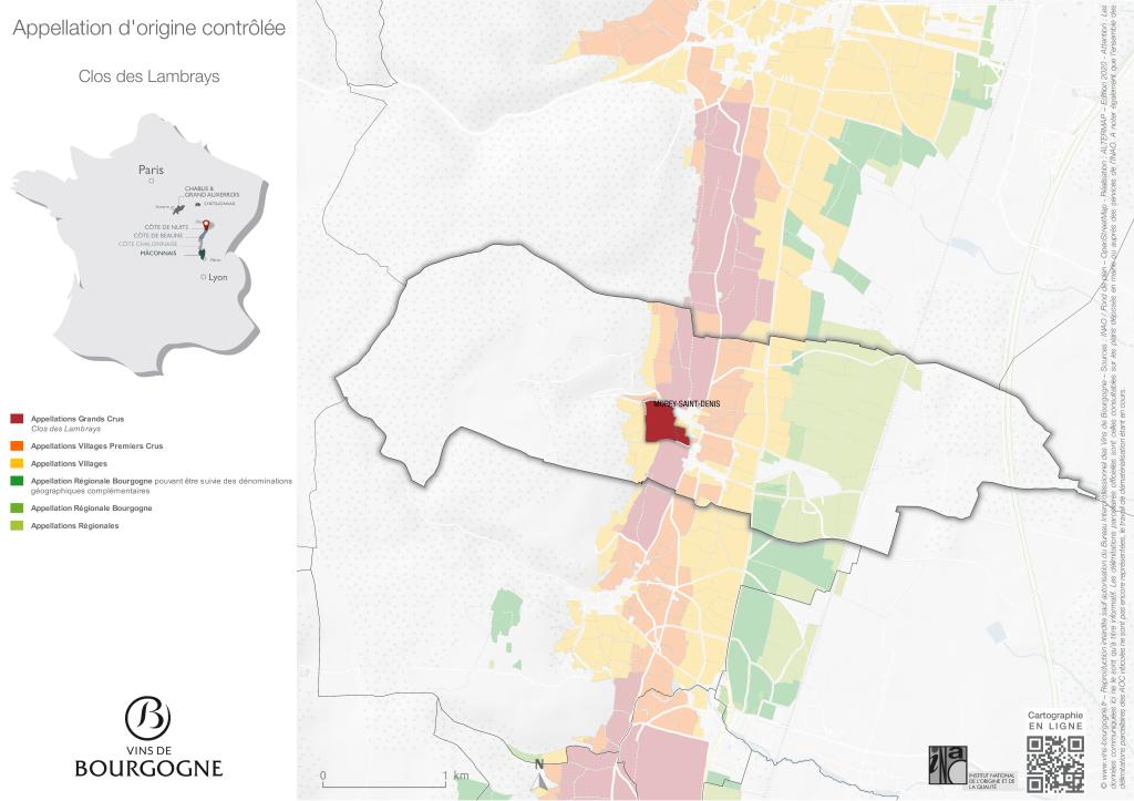 Map Clos des Lambrays