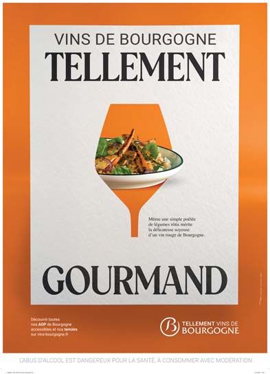 TELLEMENT GOURMAND POSTER