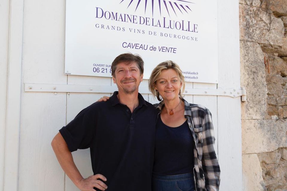 Sandrine et Olivier Dovergne Balade des sens Dégustation au Domaine de la Luolle Domaine de la Luolle - moroges 1