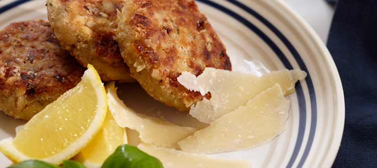 Parmigiano-Reggiano, and Cannellini Bean Fritters