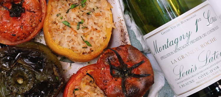 Yemista (Greek Stuffed Tomatoes and Peppers)