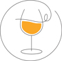 pictogram white wine of Bourgogne 2015 vintage