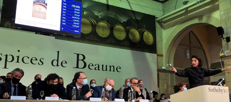 Sotheby's was realizing its first Hospices de Beaune Wine Auction in a new decor
