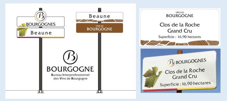 Bourgogne AOC's thanks to new signage