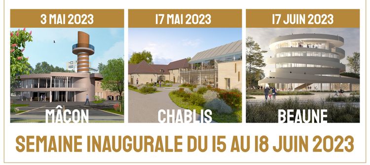 FRANCE - June 2023 : inauguration of the Cité des Climats et vins de Bourgogne