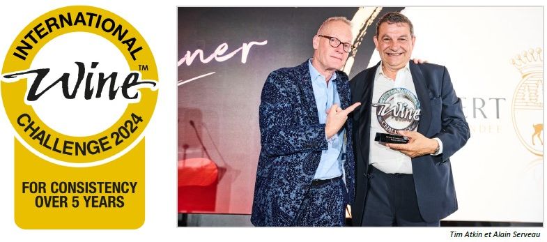 Albert Bichot received the prestigious Trophy for Consistency at IWC 2024
