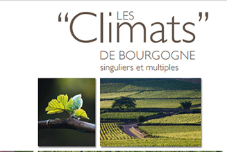 A poster of the unique and varied Climats of the Bourgogne winegrowing region