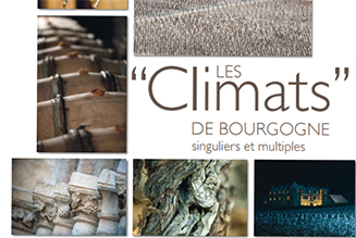 A poster of the unique and varied Climats of the Bourgogne winegrowing region