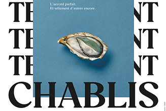 Poster Advertising Campaign - Chablis - Huitre