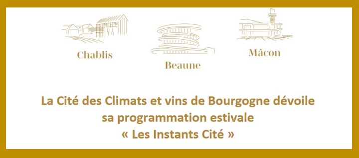 Summer program Cité des Climats et vins de Bourgogne